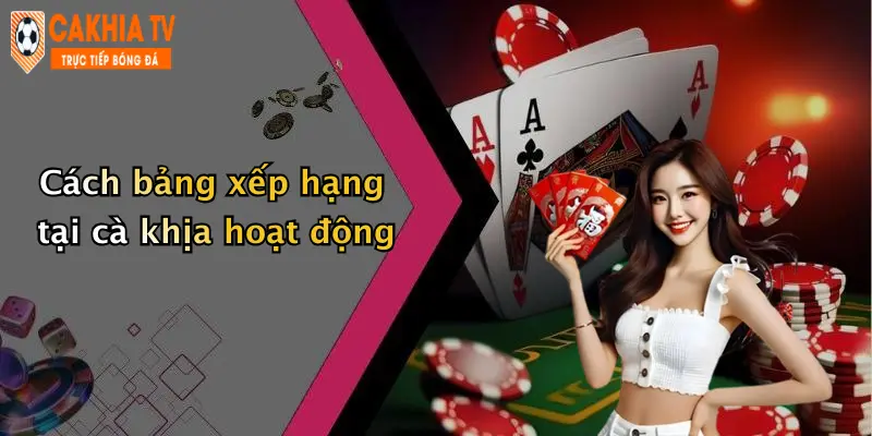 Cách bảng xếp hạng tại cà khịa hoạt động