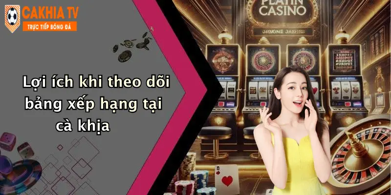 Lợi ích khi theo dõi bảng xếp hạng tại cà khịa