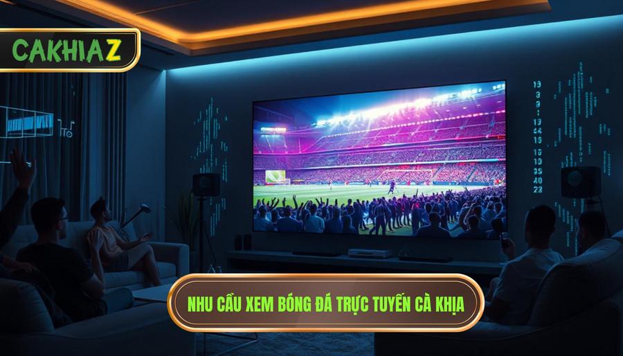 1. Nhu cầu xem bóng đá trực tuyến Cà Khịa