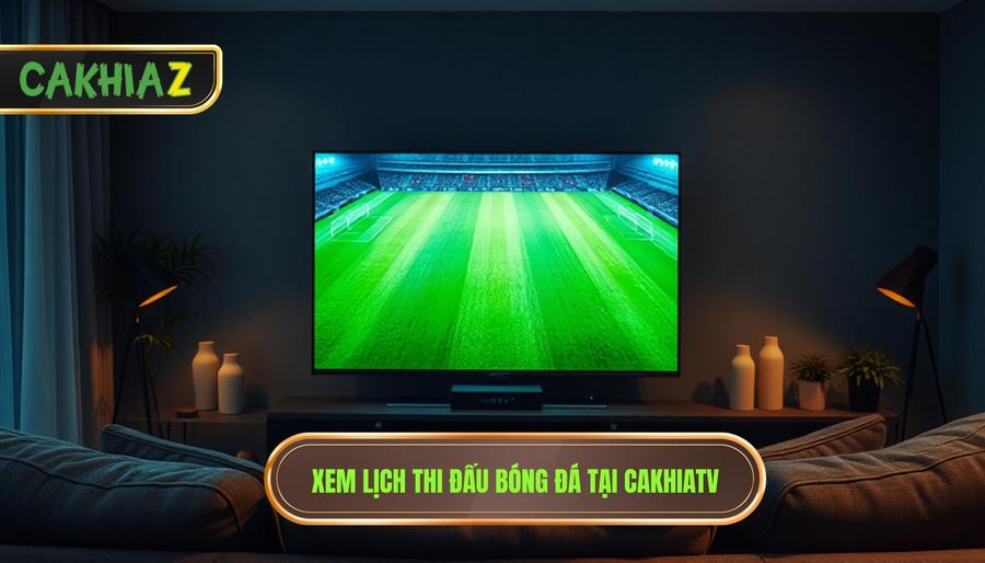 1. Xem lịch thi đấu bóng đá tại CakhiaTV