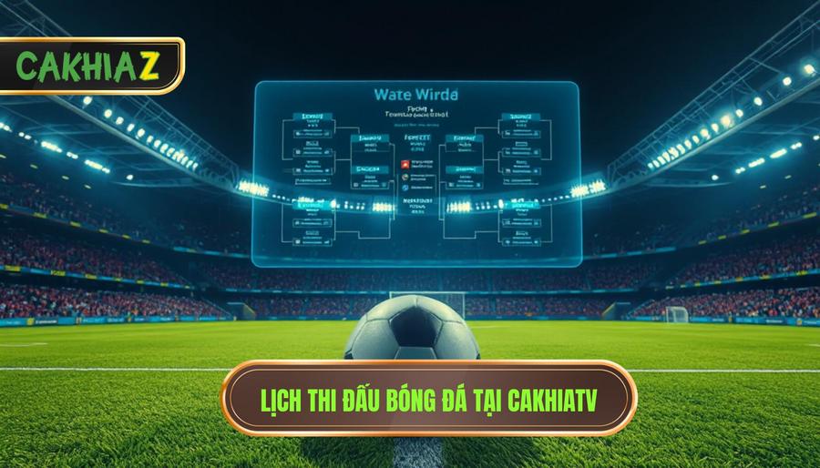 2. Lịch thi đấu bóng đá tại CakhiaTV