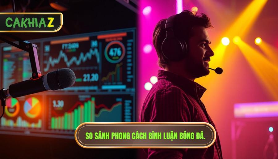3. So sánh phong cách bình luận bóng đá.